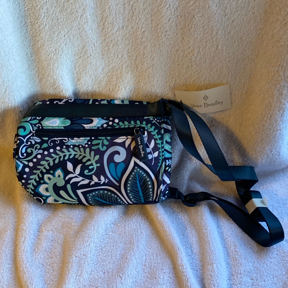 Vera Bradley cross body water bottle bag NWT